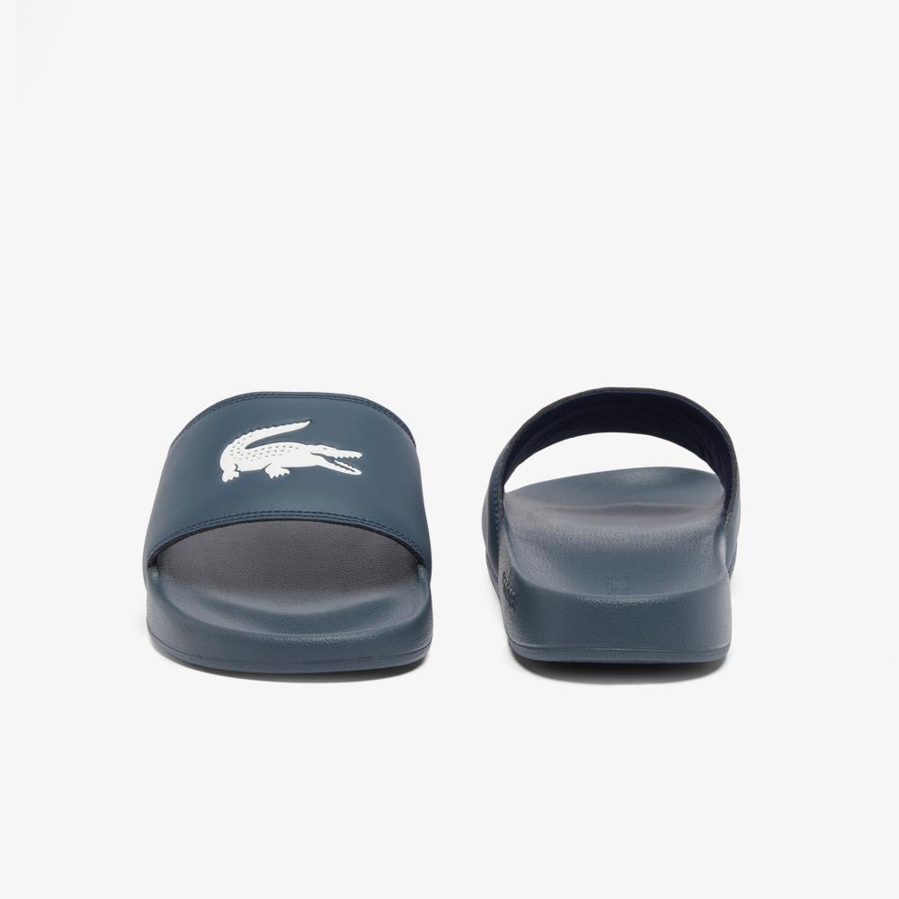 LACOSTE شبشب رجالي Serve Slide — أزرق — صورة 5