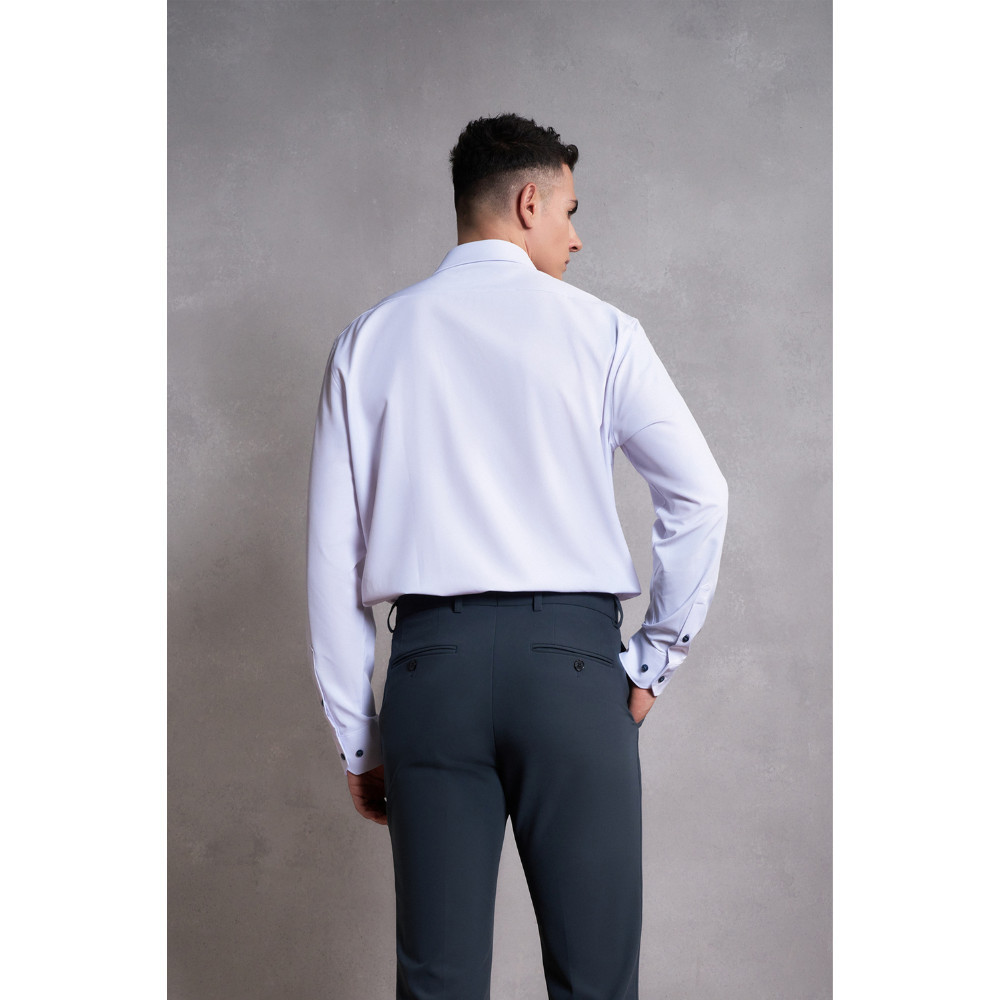 G2000 قميص رجالي رسمي Smart Fit — أبيض — صورة 3