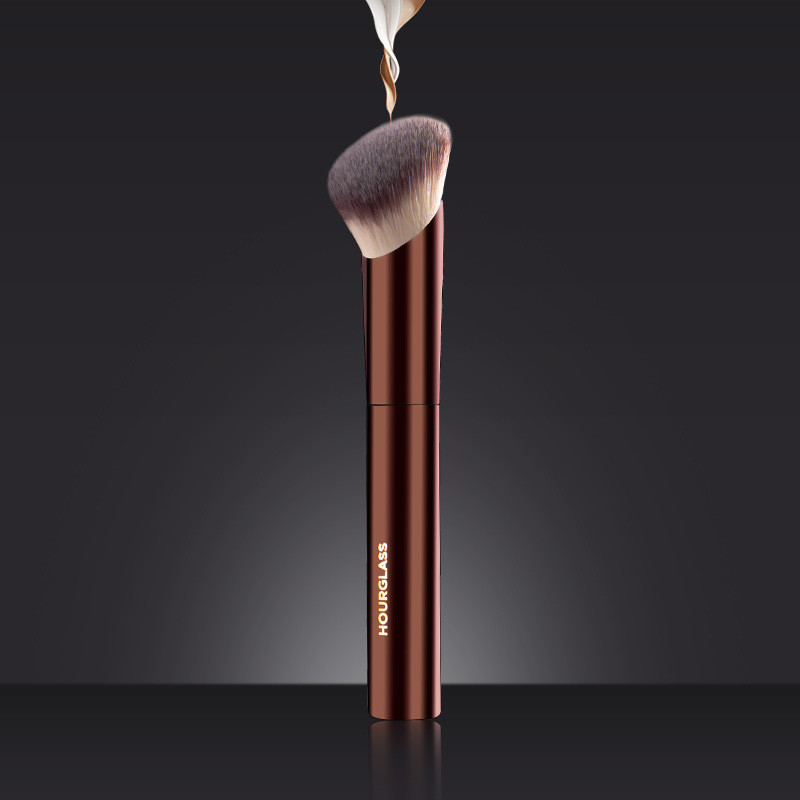 แปรงแต่งหน้านาฬิกาทราย Long Handle Oblique Foundation Brush แปรงรองพื้นคอนซีลเลอร์ Cangzhou Moyu เคร