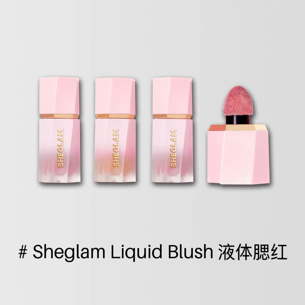 blush บลัช Sheglam Heated Face Red Dumbbell Powderhush/love cake/petal Talking Small Small Small Sil