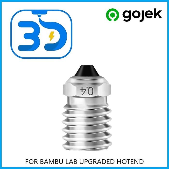 สําหรับอัพเกรด TZ3.0 Bamboo Lab Hotend X1/X1C/P1P/P1S CHT Bimetal ทองแดง + หัวฉีดเหล็กชุบแข็ง 0.4/0.