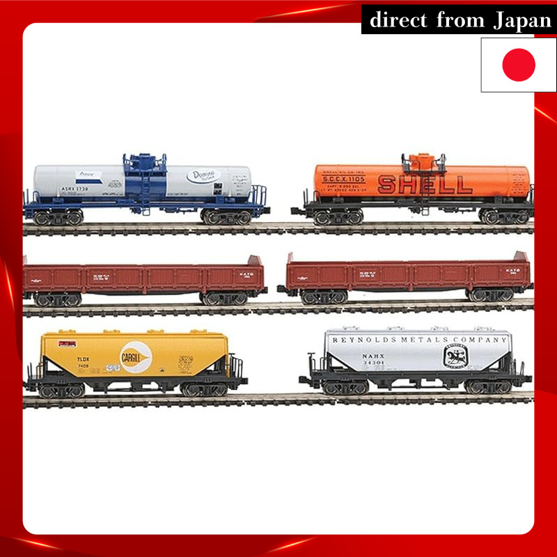 ■【KATO】(106-6275) Mixed Freight Train 6-Car Set Model Train Foreign Rolling Stock N Scale