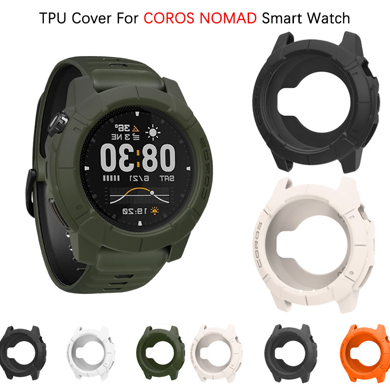 ฝาครอบ TPU สําหรับ For COROS NOMAD สมาร์ทวอทช์กรอบกันชน Protector Case