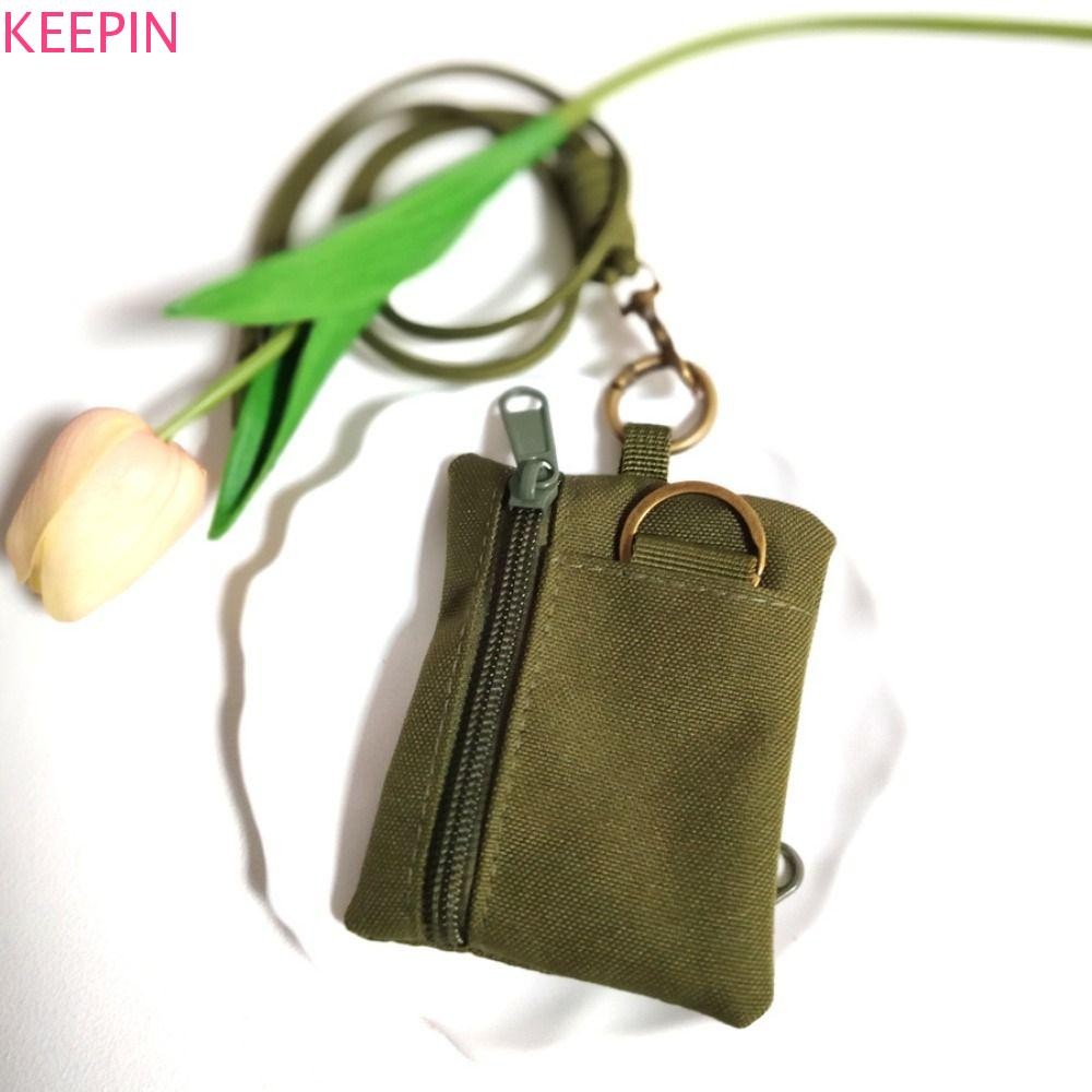 เก็บไว้ กระเป๋าใส่เหรียญห้อยคอ,ไนล่อนสแควร์ฟอร์ดผ้ามินิกระเป๋าสตางค์,ซิปมัลติฟังก์ชั่ที่มีเชือกเส้นเล็กสบายๆผู้ถือบัตรขนาดเล็กกีฬ