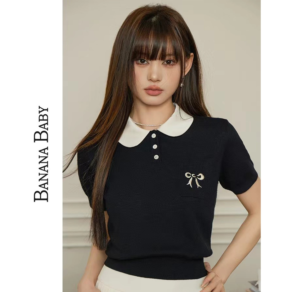 เสื้อยืดผู้หญิงสีชมพูกึ่งพาสเทล แขนสั้นทรงพองจากผ้าไหมน้ำแข็ง สำหรับฤดูร้อน