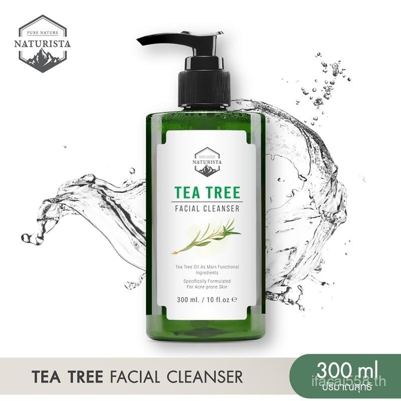 เจลล้างหน้า Naturista Tea Tree pH Balance 5.5 สูตรอ่อนโยนสําหรับคนเป็นสิวและผิวแพ้ง่าย Tea Tree Faci