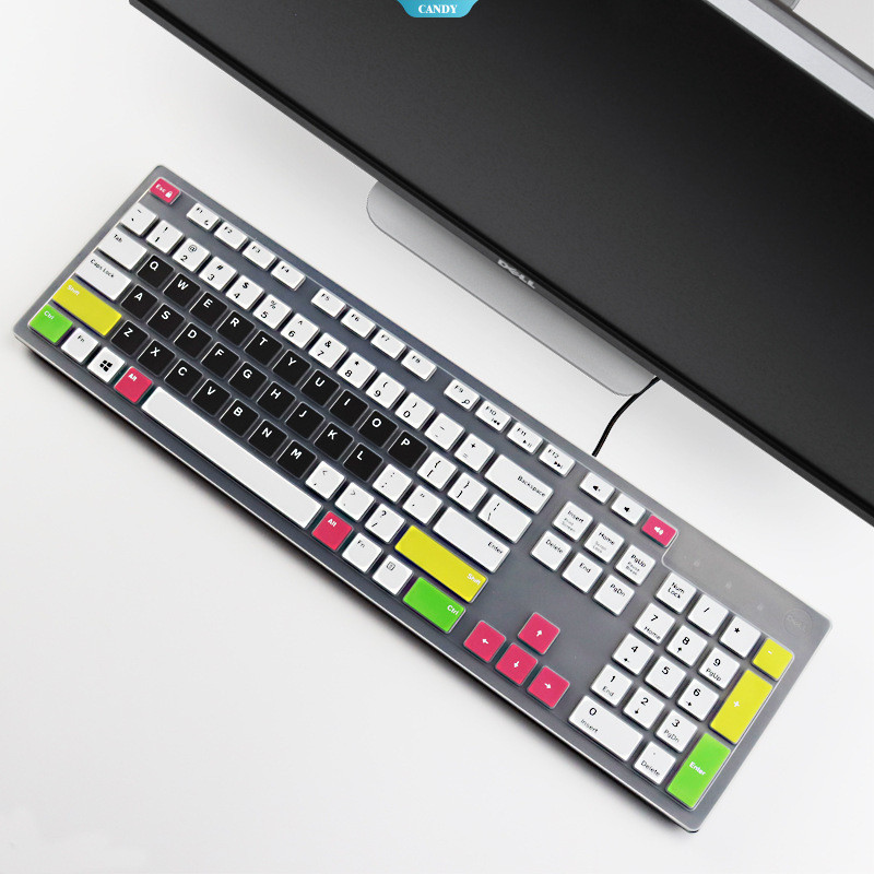 ฝาครอบคีย์บอร์ด Dell KB216 (P/T)/KM636/WK636 – อุปกรณ์ป้องกันฝุ่นสําหรับ Desktop & All-in-One [ZK]