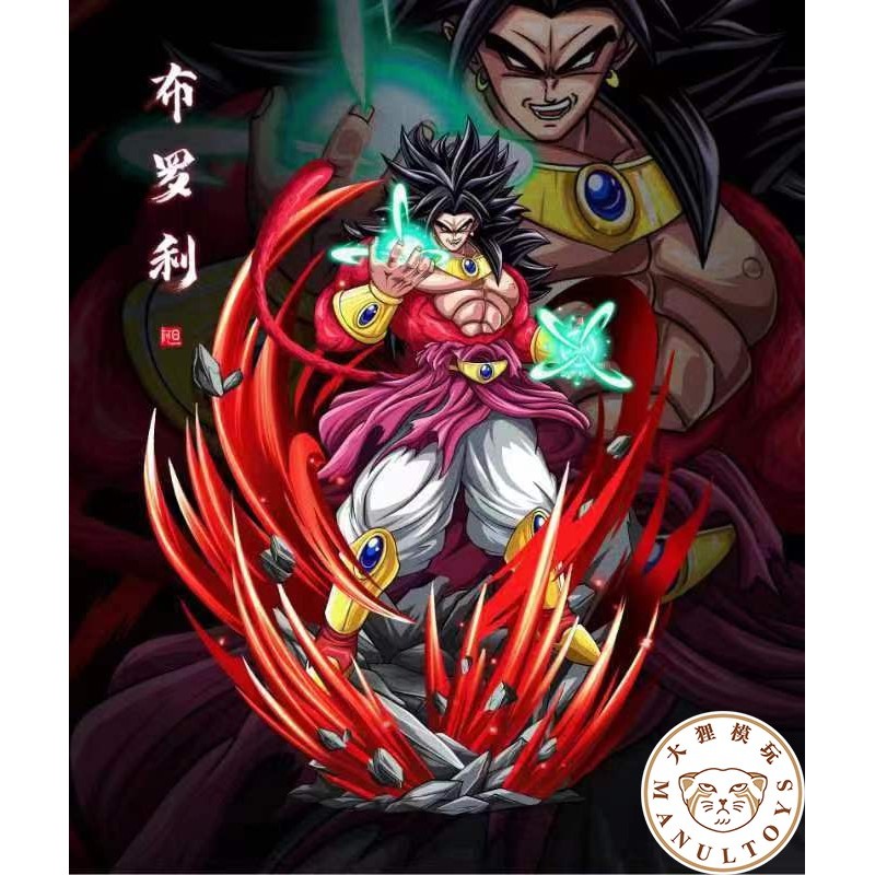[ข้อเสนอครั้งแรก] Kylin Kylin Dragon Ball Super Four Broly Figure GK Limited รูปปั้น