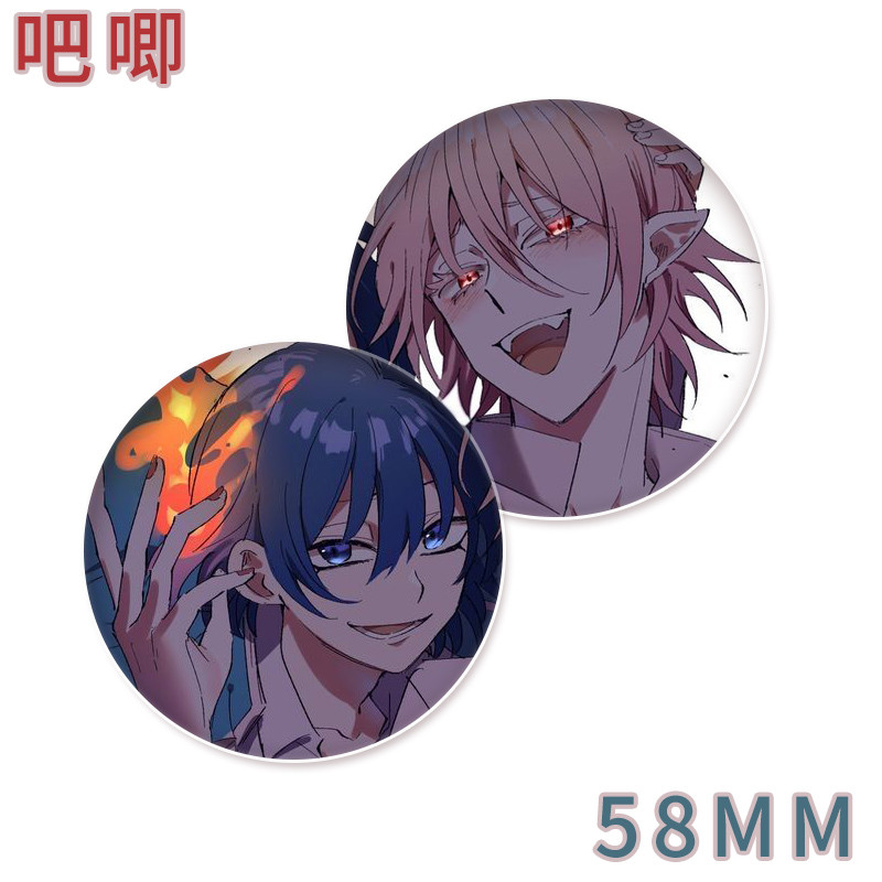 Iruma Classmates Are Into the Demon สินค้า Suzuki Iruma Badge Az Bar Fan