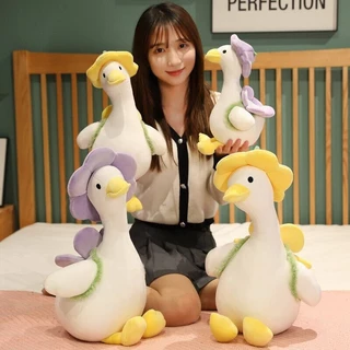 ตุ๊กตาเป็ดดอกไม้ 🦆🌼 เหมาะสำหรับของขวัญวันเกิดสำหรับเด็ก วัสดุความปลอดภัย โอบกอดนุ่มสบาย เหมาะสำหรับส่งนักเรียนหญิง
