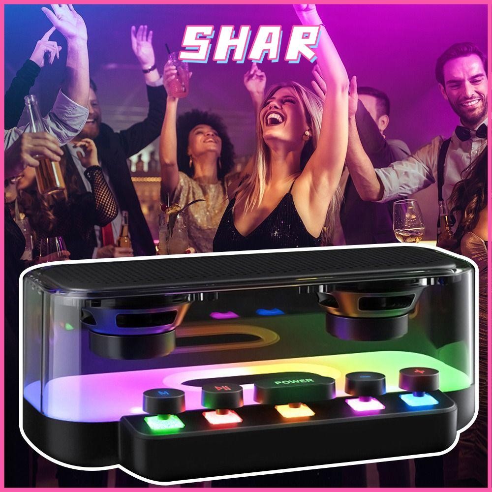 SHAR ลําโพงบลูทูธ, ลําโพงไร้สายสเตอริโอไฮไฟกันน้ํา IPX5, การ์ดหน่วยความจําไฟกลางคืนรองรับอายุการใช้ง