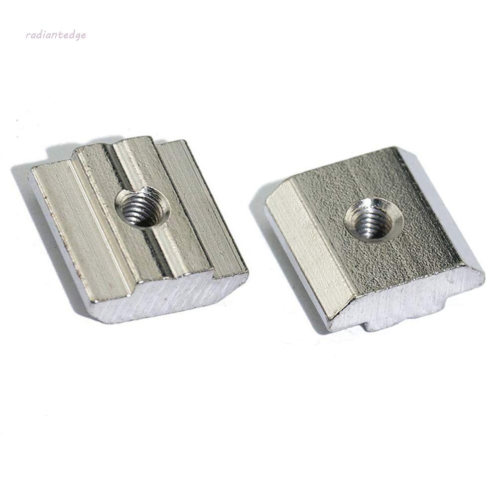 RADIANT Hammer Nut Square 20PCS อลูมิเนียมโปรไฟล์ T-Track เลื่อน T Slot Nut