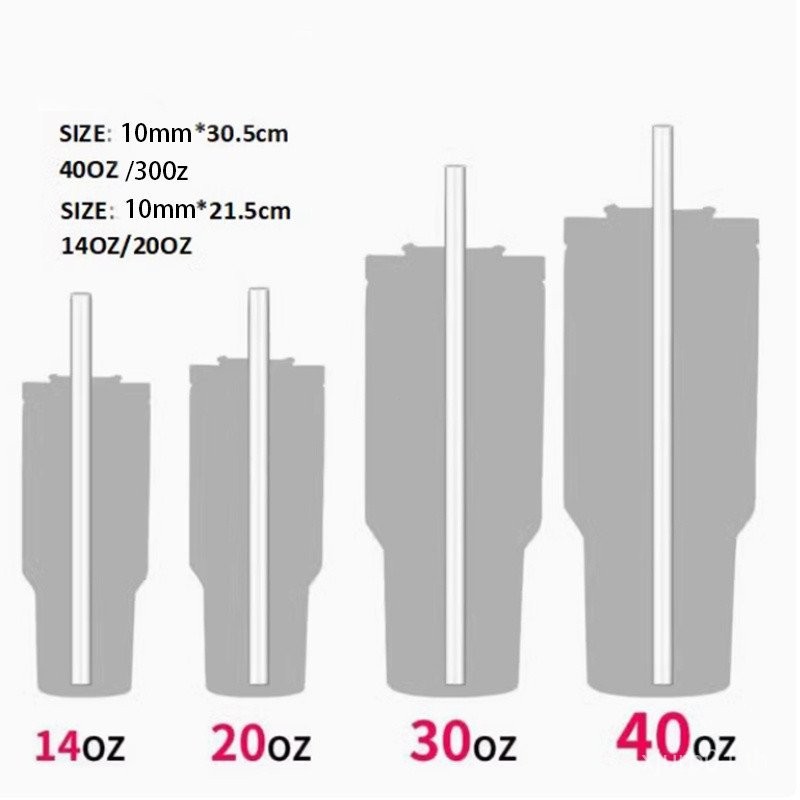 ⭐ ⭐ เหมาะสําหรับ Stanley 20oz 30oz 40oz, วัสดุ Tritan, ถ้วยฟางทนอุณหภูมิสูง ⭐ ⭐ ⭐ ⭐