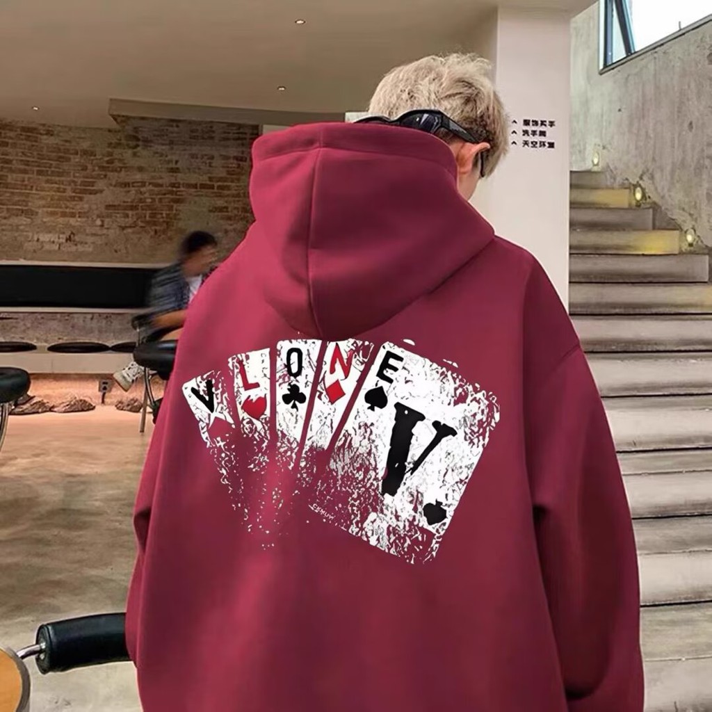 Street Wear High Street Retro Hooded Sweatshirt