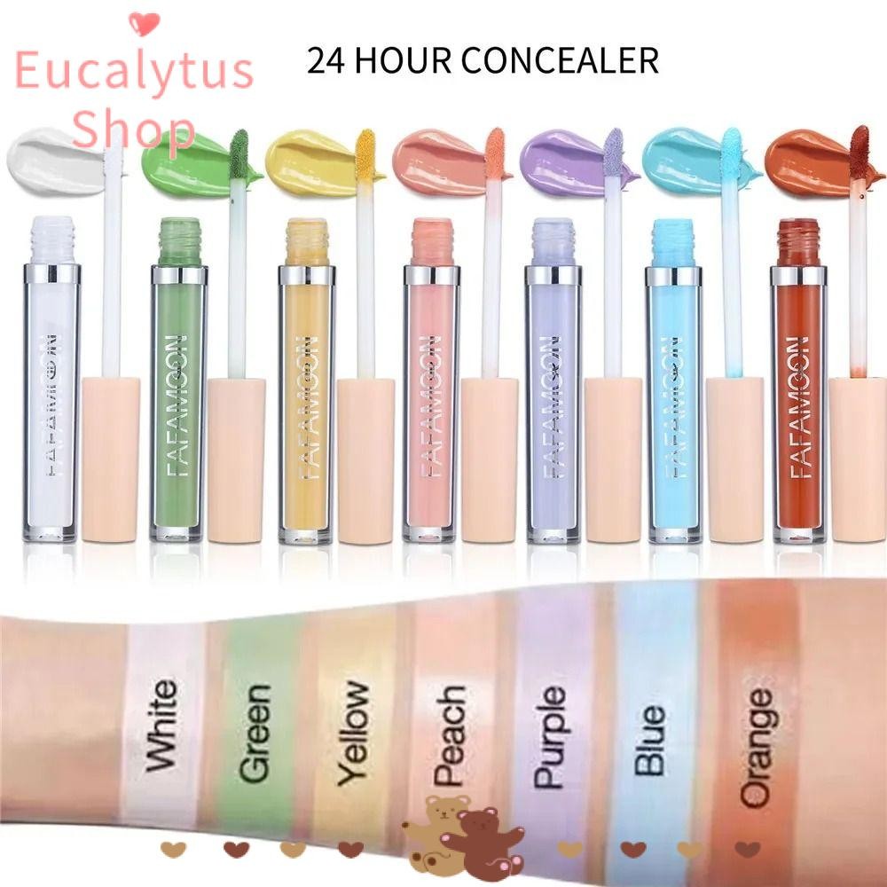 ครีมรองพื้น EUCALYTUSS, Full Coverage Cover Spot Acne Liquid CONCEALER, 2.5ML Face Makeup Dark Circl