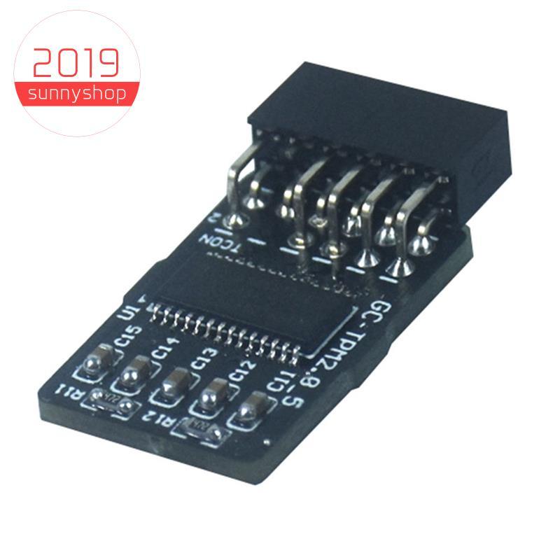 [sunnyshop2019]TPM2.0 โมดูลLPC 12PinโมดูลSLB9665 11 อัพเกรดสําหรับเมนบอร์ดสําหรับ-TPM2.0 S