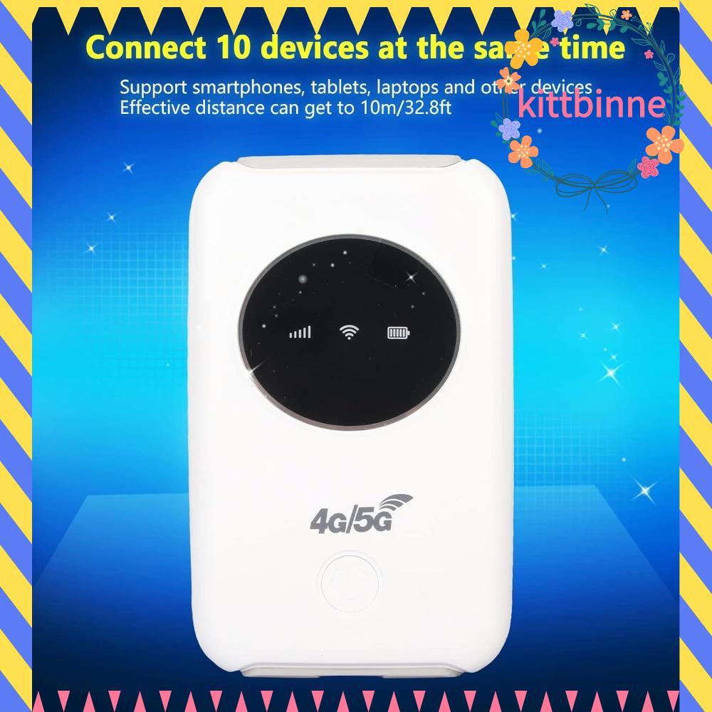 KITTBINNE823 ฮอตสปอตมือถือพกพา, Pocket WiFi Asian/European version 4/5G Portable Router, 300Mbps USB