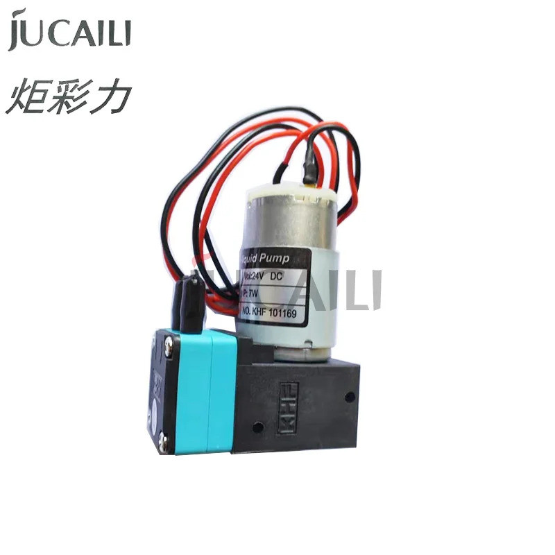 JCL KHF-30 ปั๊มหมึก 24V 7W เครื่องพิมพ์ตัวทําละลายกลางแจ้งสําหรับปัญญาสี Xuli Sky-Color DX5 เครื่องพ