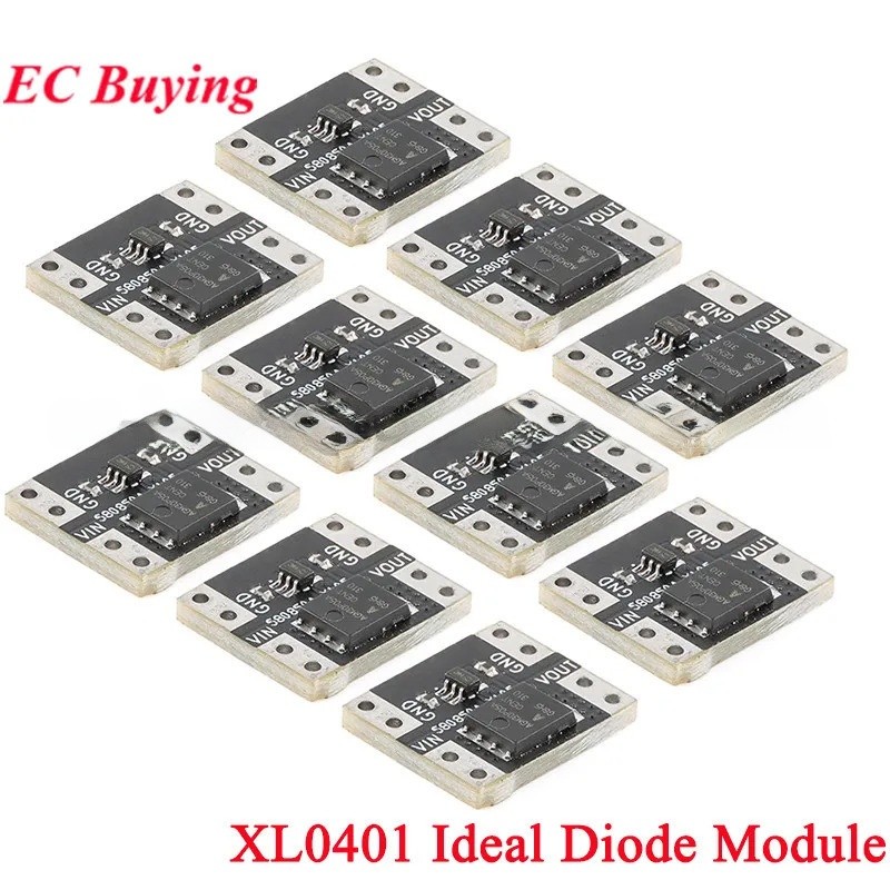 5 ชิ้น/1 ชิ้น XL0401 Ideal Diode โมดูลจําลองจําลองเหมาะสําหรับไดโอด Rectifier 3 V-26 V 5.5 mΩ ความต้