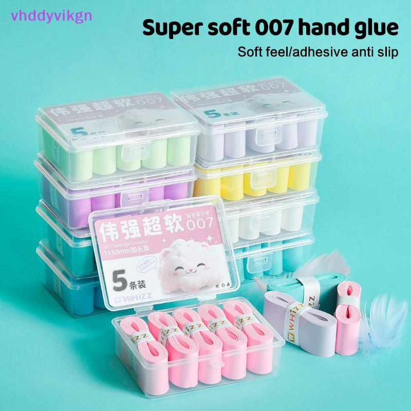 VHDD เทนนิสแบดมินตัน Grip เทปลื่น Shock-Absorbing ไม้แบดมินตัน Grips Wrap ทนต่อการสึกหรอดูดซับเหงื่อเทนนิส Wrap TH