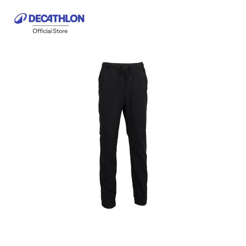 Decathlon Hiking Pants MH100 Tween Black กางเกงขายาวเดินป่า รุ่น MH100 - สีดำ