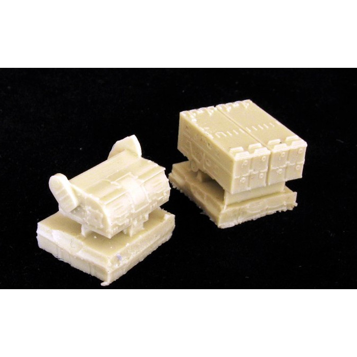 [ลด 25% PE ส่งฟรีกว่า 100] OrangHobby N03-077 1/350 Aslock Back Submarine Rocket