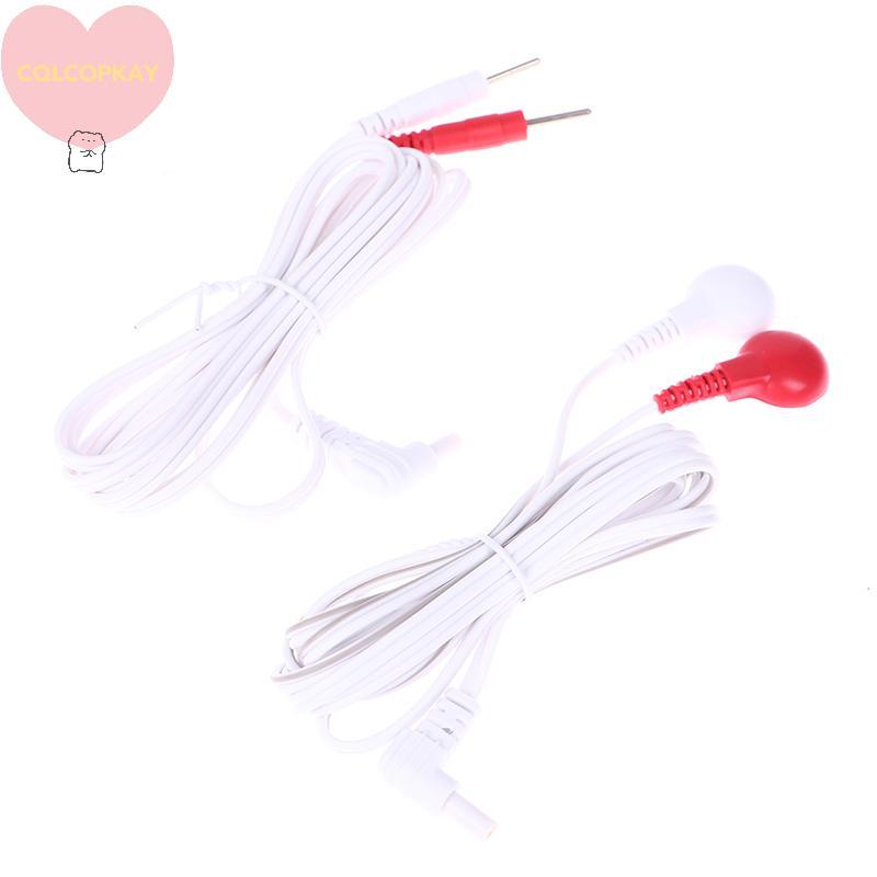 HANHAI 1.5/1.8M 2.35 มม.ไฟฟ้าบําบัดสายไฟตะกั่วสําหรับการเชื่อมต่อนวด TH