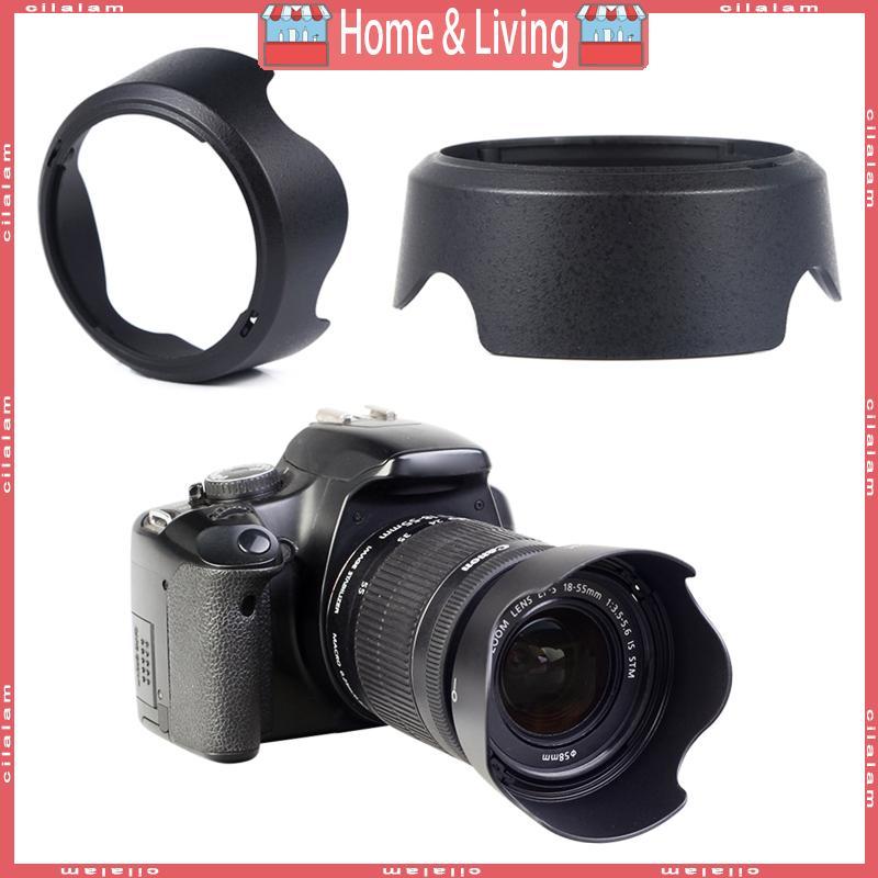 CI Reversible Len Hood Shade Protector สําหรับ EF-S 18-55 มม.F 3 5-5 6 สําหรับ STM Len ป้องกัน Unwan