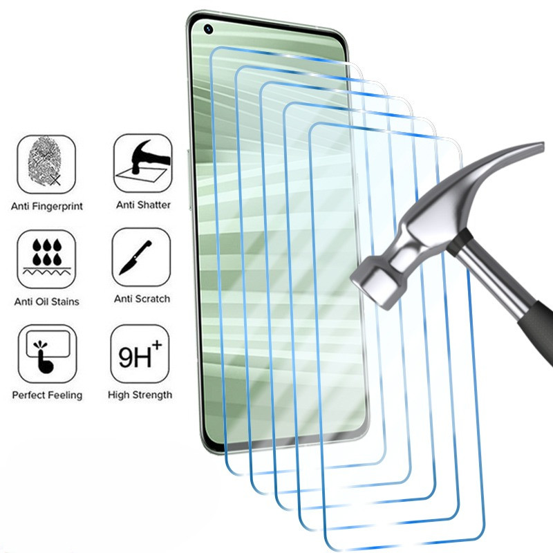 Realme 9 8 7 Pro Plus 8i 9i C12 C21 Narzo 30A Realme X2 GT 2 Pro Neo 2 Q3 Q3T Q2i TEMPERED GLASS CLE