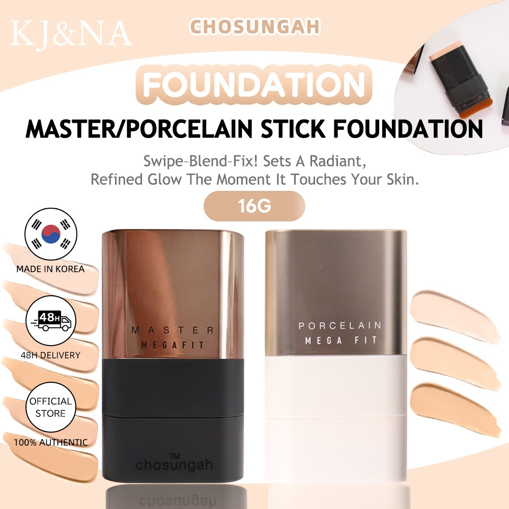 สินค้าใหม่ [CHOSUNGAH] TM Megafit Stick Foundation Master/Master Porcelain 16g 8ee