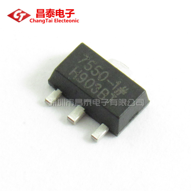 หลอดปรับแรงดันไฟฟ้าสามปลาย HT7550/7533/7530/7133/7333-A/7136 Triode SOT-89