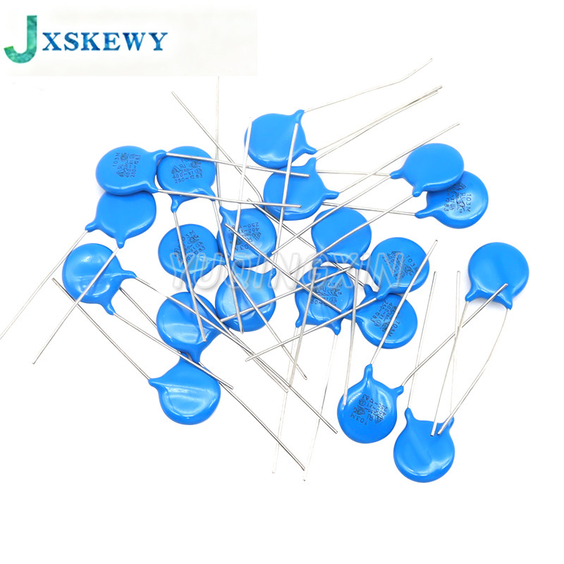 20pcs ความปลอดภัย Y Capacitor 470PF 1000PF 1NF 2.2NF 4.7NF 10NF 0.001UF 0.002UF 0.0047UF 470P 250VAC