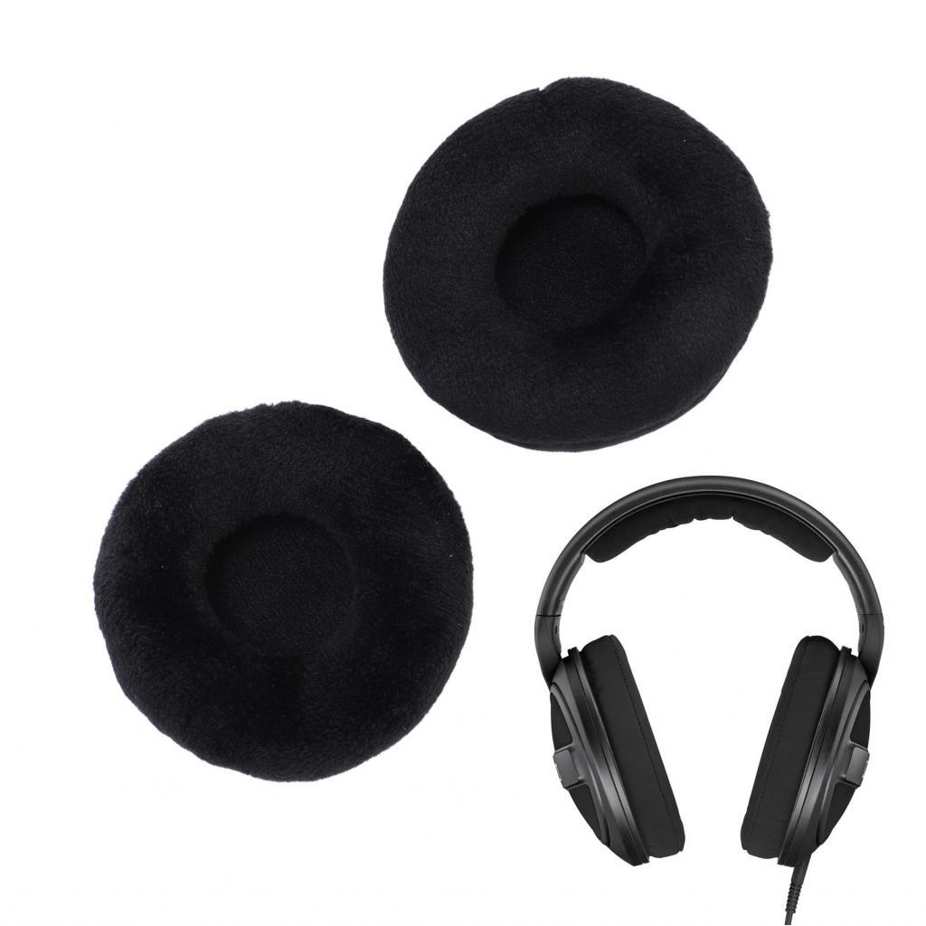 Ropa888 หูฟังครอบคลุม 60 มม.กํามะหยี่แผ่นรองหูฟังเปลี่ยนด้วยหน่วยความจําโฟมสําหรับ ATH ES55 SJ1 Rapo