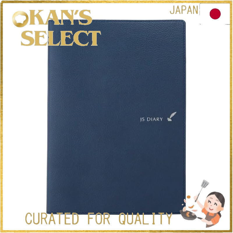 "JS Diary 2026: B6 Vertical Weekly Planner - Indigo Navy Edition",Direct from Japan
