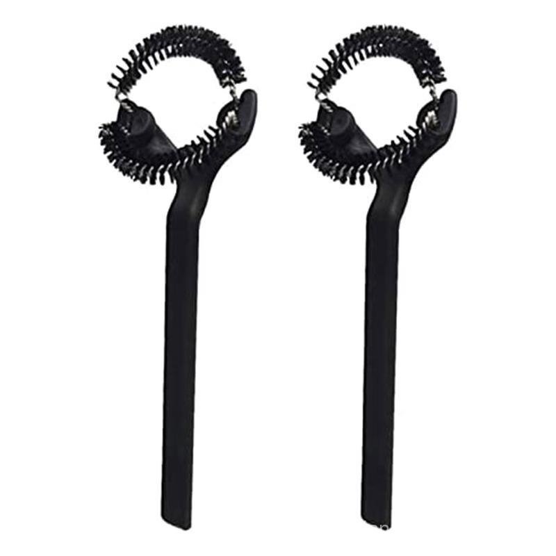 Coffee Machine Cleaning Brush, 2Pcs Coffee Grinder Clean, Espresso Brush, Diameter 5.1/5.8cm 360° Cl