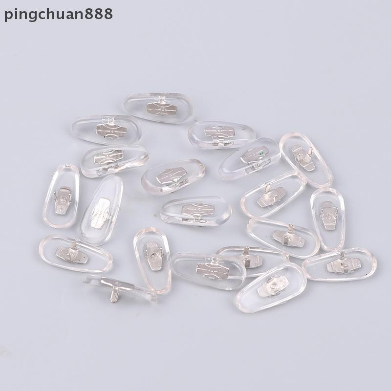 Pingchuan888 10 คู่ซิลิโคนคุณภาพสูง Aviator แว่นตาแว่นตากันแดดแผ่นรองจมูกสําหรับ RB Clip-o Nice