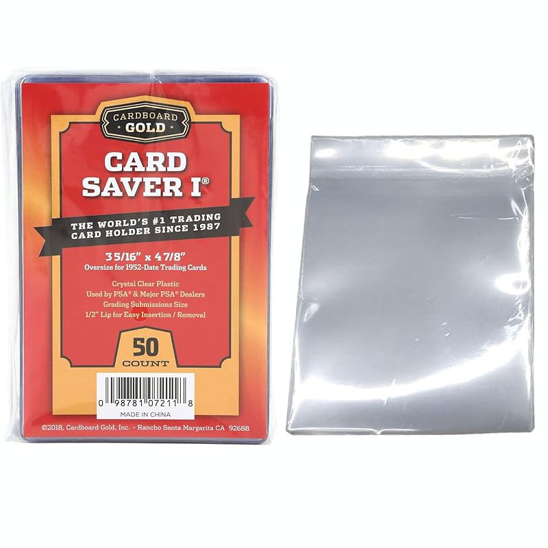 [Includes 50 sleeves] Cardboard Gold Card Saver 1 PSA official 50 sleeve set, genuine imported produ