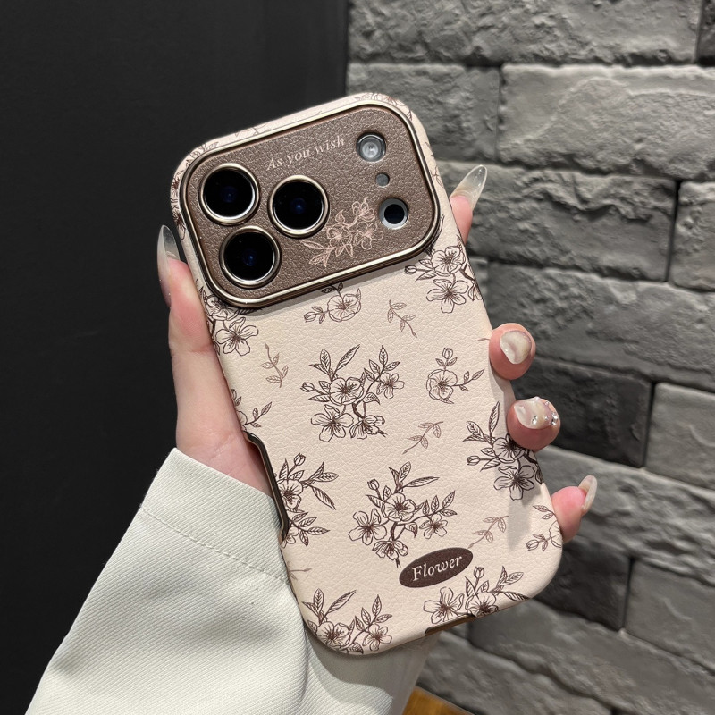 ดอกไม้ร่าง เคสไอโฟน 17 pro max 16 pro max เคส iPhone 13 15 16 14 pro max 17 17 pro เคสไอโฟน 15 pro max 13 pro max case 16 pro 15 pro 13 pro โทรศัพท์ กันกระแทก หนัง