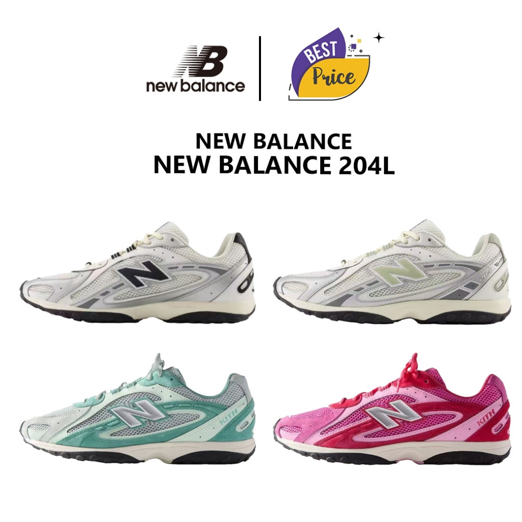 ของแท้ 100% ของแท้ 100% NEW BALANCE 204L U204LWD/U204LWB/U204LKTA/U204LKTH รองเท้าลําลอง Unisex