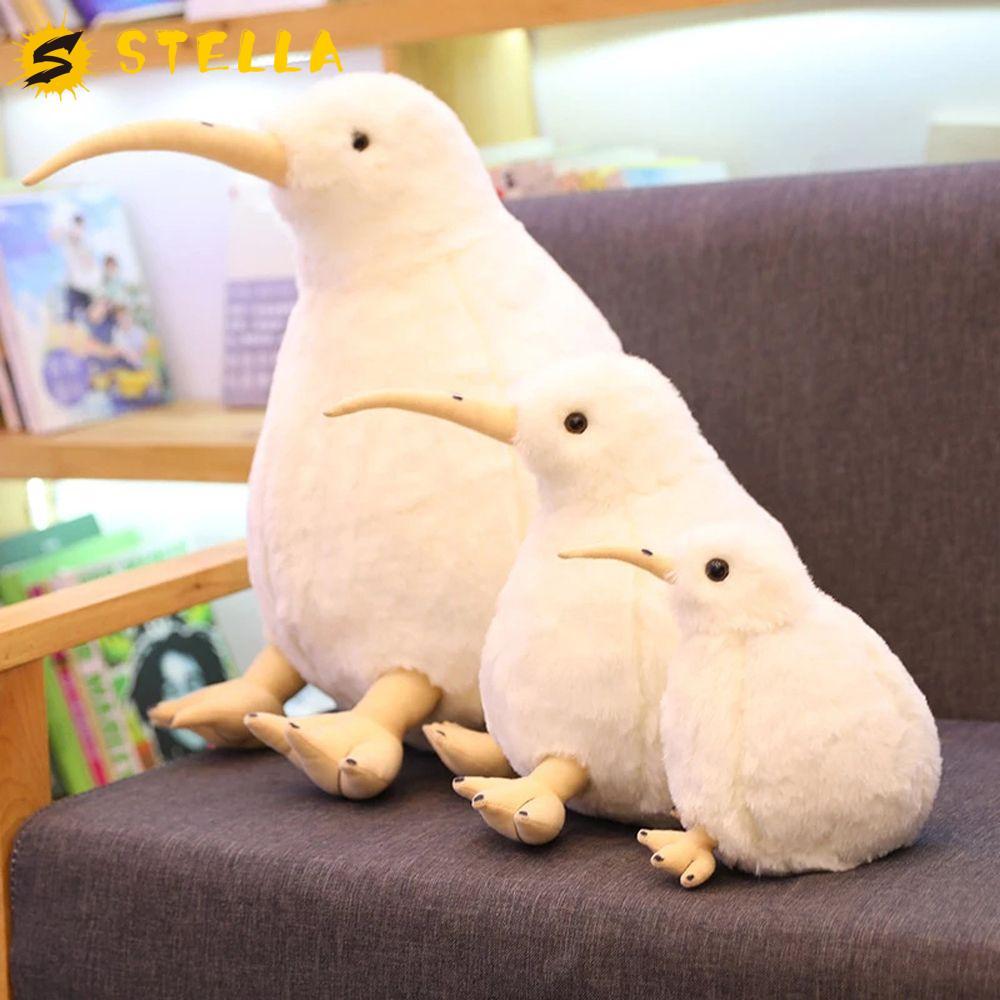STELLA Kiwi Bird Plush ของเล่นคริสต์มาสเด็กเหมือนจริง Kiwi Bird 30/50 ซม.ตุ๊กตาเด็กของเล่นตุ๊กตา Zea