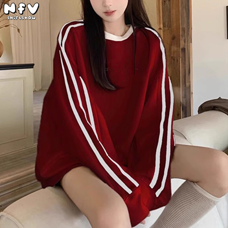 NFV เสื้อสเวตเตอร์คุณภาพสูง ใส่สบาย เรียบง่ายแมทช์ง่าย แนวอินเทรนสไตล์เกาหลี รักษาความอบอุ่น YGJ ราคา ถูกที่สุด ดีลบีเคเค แกลเลอรีภาพที่ 2