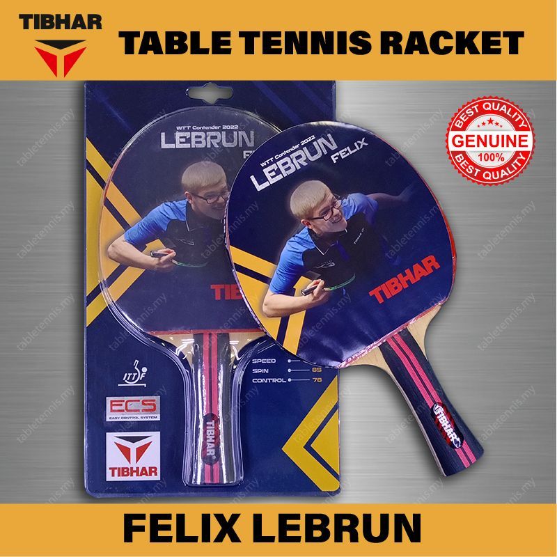 Tibhar Felix Lebrun ไม้ปิงปองประกอบล่วงหน้าค้างคาวปิงปอง Handshake FL