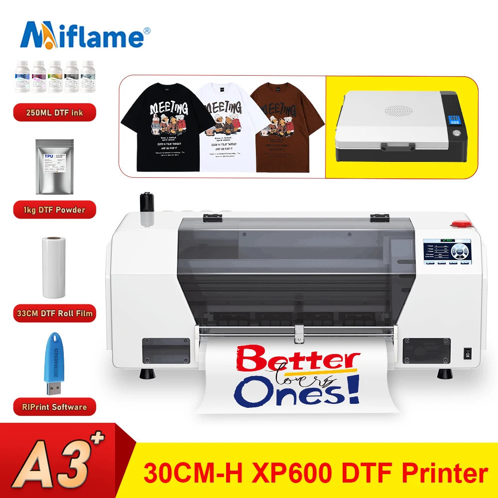 A3 Plus Dtf เครื่องพิมพ์สําหรับ Epson Xp600 Direct To Film Transfer Printer T เสื้อการพิมพ์ A3 Impre