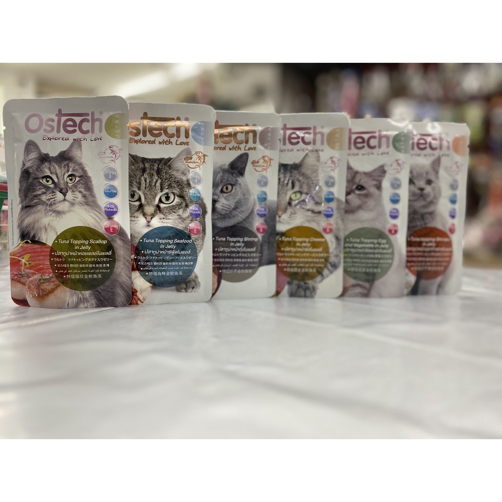 Ostech Ultra อาหารแมวเปียก 70g