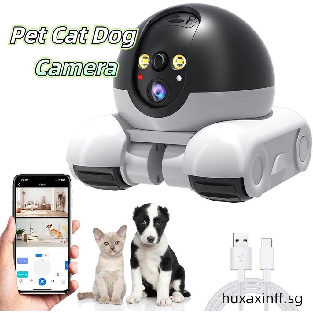 Pet Camera Elder Monitor Wifi 4G TwoWay Audio 360 Degree Rotation Cat Dog Smart Robot cam Pet Lovers