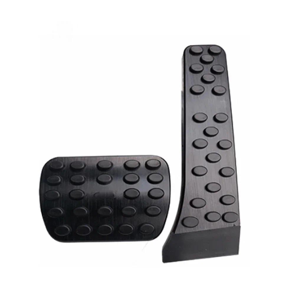 สีดําสําหรับ BRABUS Accelerator Cover Pad 2pcs BRABUS เหยียบ Braking เหยียบลื่นสําหรับ Mercedes BRAB
