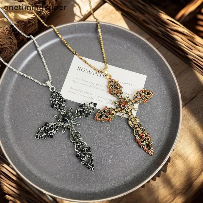 สร้อยคอมัลติเลเยอร์สไตล์โกธิกพังค์สำหรับผู้หญิงOTP