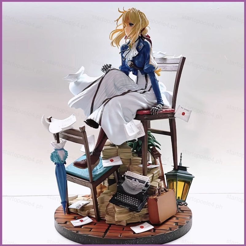 Violet Evergarden Action Figure Violet Auto Memories ตุ๊กตาตุ๊กตาของเล่นสําหรับของขวัญเด็กคอลเลกชันเ