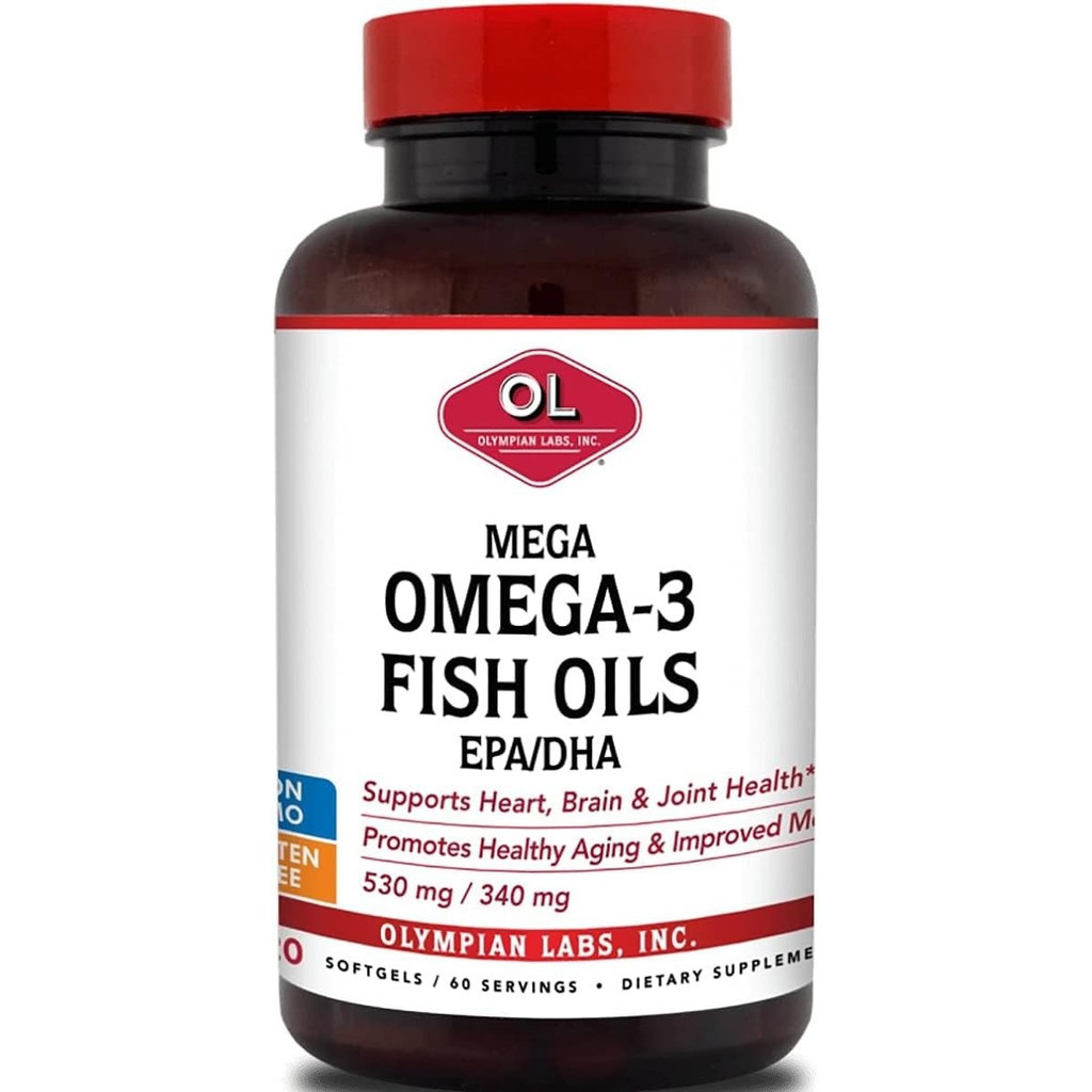 Olympian Labs Mega Omega 3 Fish Oils, 60 sevings,3148