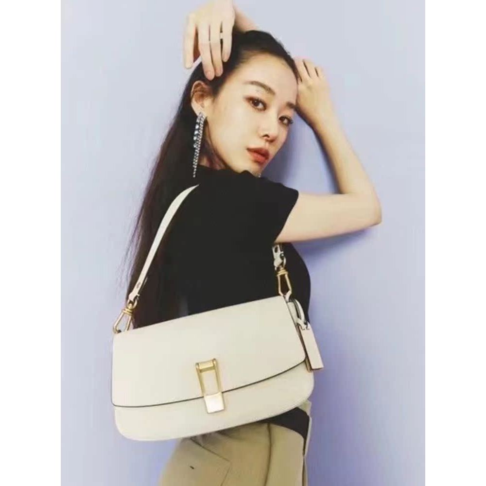 กระเป๋าสี่เหลี่ยมไหล่ Gwen Jiaying สไตล์หรูหรา พกพาสะดวก